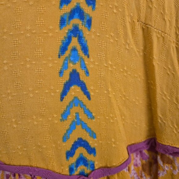 Free People Foley Dress Daylight Combo Dress And Under Dress Bohemian Size M - Picture 12 of 15